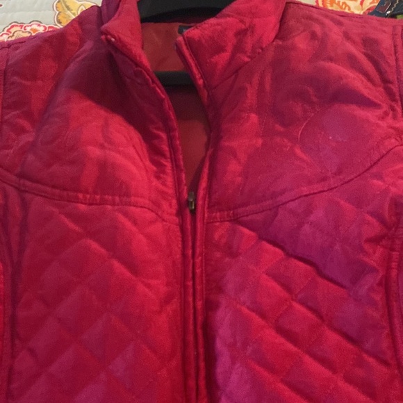 Quilted Raspberry colored Vest - Picture 7 of 7